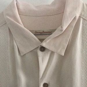 Tommy Bahama 100% silk camp shirt